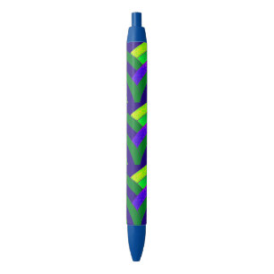 chic modern stylish chevrons black ink pen