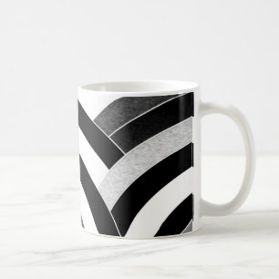 chic modern stylish chevrons coffee mug