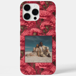 Chic Mom Gift Carnation Custom iPhone 16 Pro Max Case