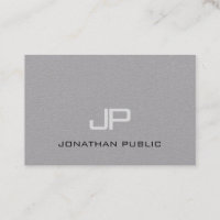 Chic Monogram Minimalist Plain Luxe Trendy Design