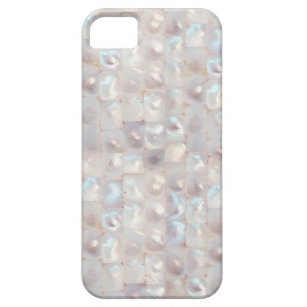 Chic Mother of Pearl Elegant Mosaic Pattern iPhone 5 Cover