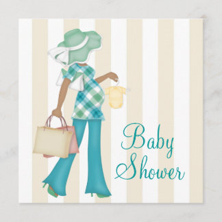 Chic Mum Ethnic Baby Shower Invitation