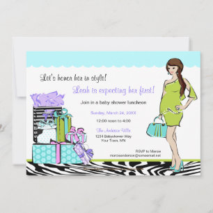 Chic Mum-to-be Shower Invitation 1