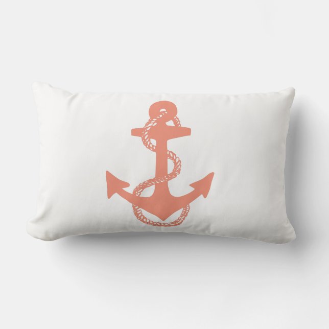 chic nautical ANCHOR two-sided | Lumbar Cushion (Front)