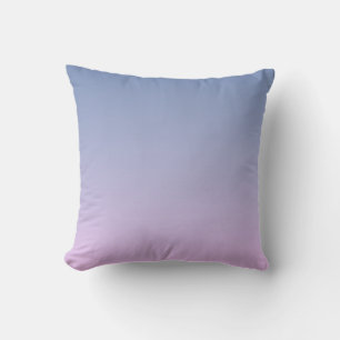Chic Navy Blue and Pink Ombre Cushion
