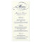 Chic Navy & Ivory Wedding Menu Template