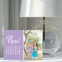 Chic New Home Family Photo Lavender Moving
