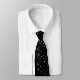 Chic New Years Eve Colourful Party Confetti Tie