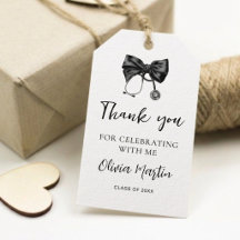 Chic Nurse Graduation Coquette Bow Medical Favour