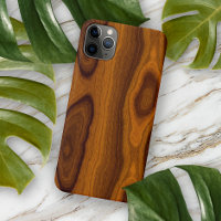 Chic Old Walnut Oak Brown Wood Grain Pattern