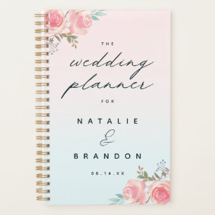 Chic Ombre French Garden Floral Peony Wedding Planner