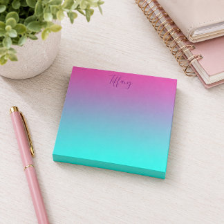 Chic ombre post-it notes