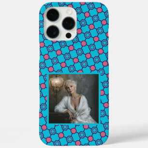 Chic One Year Anniversary Gifts Hexagon Pattern iPhone 16 Pro Max Case