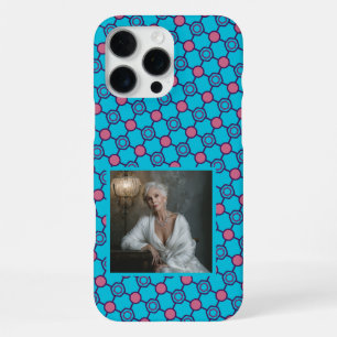 Chic One Year Anniversary Gifts Hexagon Pattern iPhone 16 Pro Max Case