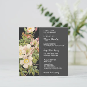 Chic Painted Primrose Bridal Shower Invitation