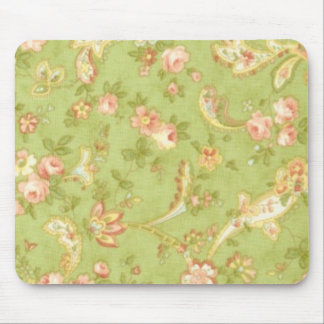 Chic Paisley Fabric Mouse Pad