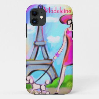 Chic Paris Woman iPhone Case