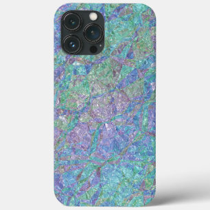 Chic Pastel Colours Marble Mosaic Art Pattern iPhone 13 Pro Max Case