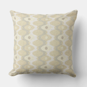 Chic Pastel Mid Century Pattern  Cushion