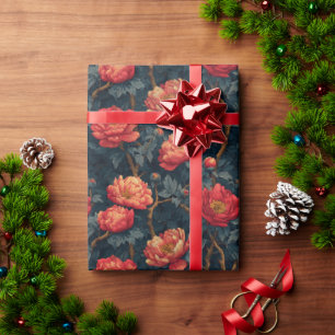 Chic Pastel Peonies Wrapping Paper
