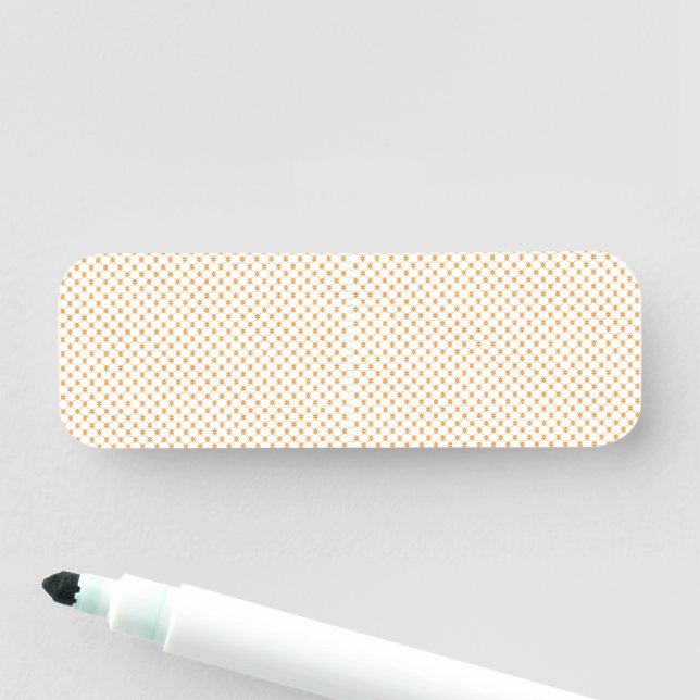 Chic Patterned Everyday Tote Bag Name Tag (In Situ)