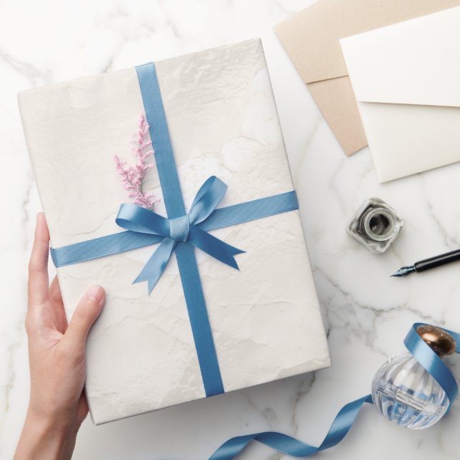 Chic Pearl Ivory White Wedding Wrapping Paper (Gifting)