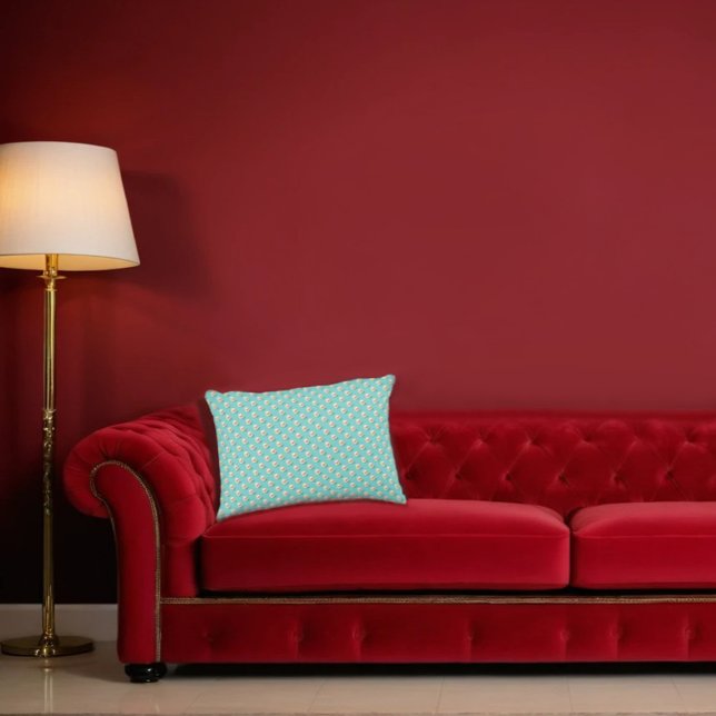 Chic Pearl & Teal Accent Pillow (Creator Uploaded)