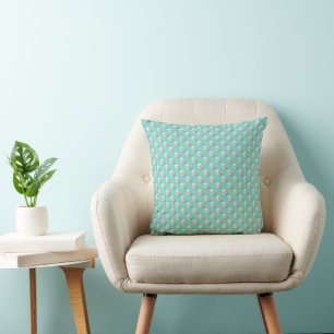 Chic Pearl & Turquoise Pillow