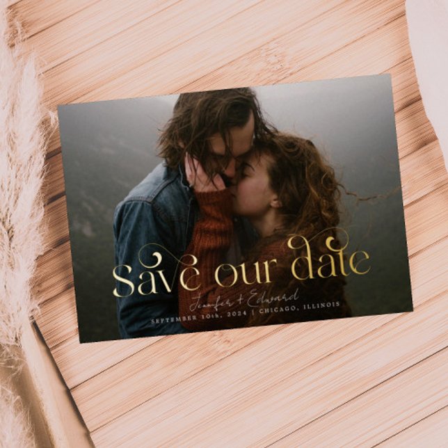 Chic Photo Save Our Date  (Creator Uploaded)