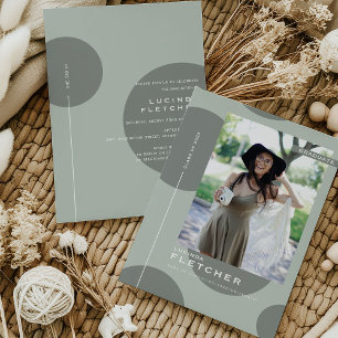 Chic Photo Template Graduate Graduation Party 