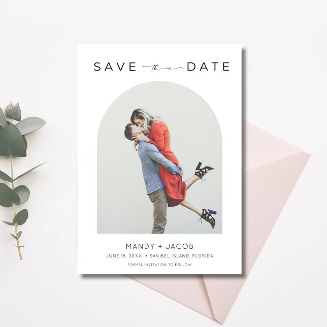 Chic Photo Wedding Save the Date (Chic Photo Wedding Save the Date)