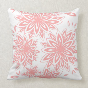 CHIC PILLOW_04 BLUSH PINK/WHITE FLORAL CUSHION
