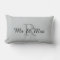CHIC PILLOW_"Mr & Mrs" OVER MONOGRAM