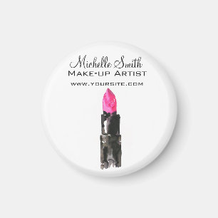Chic pink and black watercolor lipstick Makeup Magnet
