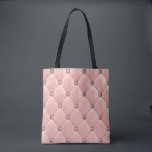Chic Pink Diamond Pattern With Stylish Buttons Tote Bag<br><div class="desc">This chic and stylish modern pink diamond pattern with button accents. #pink #rose #rosegold #modern #chic #stylish #elegant #diamond #pattern #buttons #golden #feminine #buttons #eleganttotebags #tote #bags #totebags #handbags #accessories #giftsforherher #girly #gifts #fashion #designer #designertotebags</div>