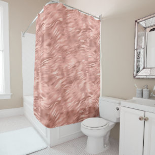 Chic Pink Glitz Zebra Print Shower Curtain