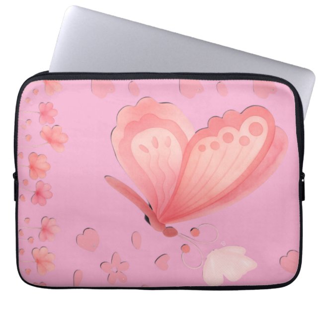 ​Chic Pink iPad Sleeve – Stylish & Protective Swag (Front)