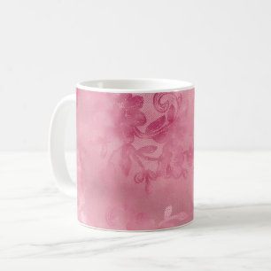 Chic Pink Lace Coffee Mug