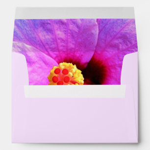 Chic Pink Nature Flower Blossom Background Envelopes