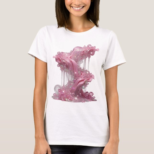 Chic Pink PINK SLIME WITH DIAMONDS Statement Tee (Front)