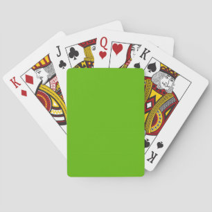 CHIC PLAYING CARDS_ 74 GREEN SOLID CARDS