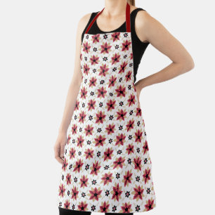 Chic Poinsettias Apron