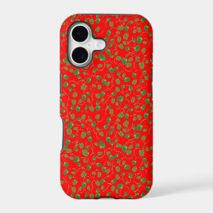Chic Poppy Buds on Red, iPhone 5/5s Xtreme Case