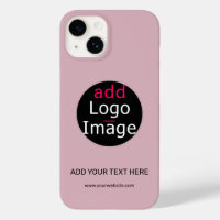 Chic Professional Custom Business Dusty Rose Pink