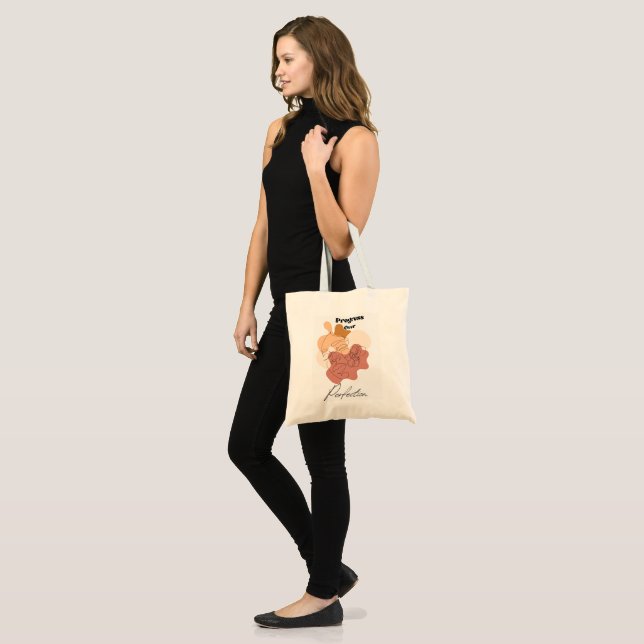 Chic Progress over Perfection  Tote Bag (Front (Model))
