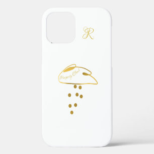Chic Prosperity Cloud Monogram iPhone 12 Case