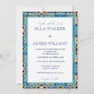 Chic Psychedelic Summer Invitation