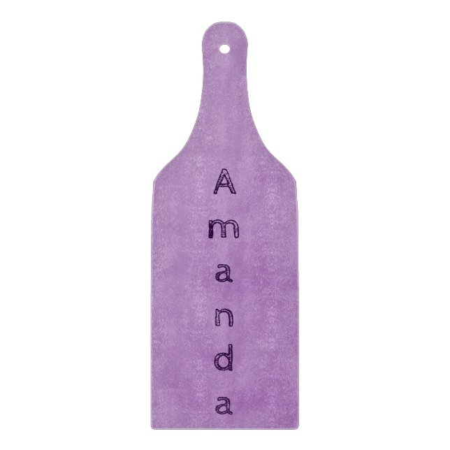 Chic Purple Cutting Board (Front)