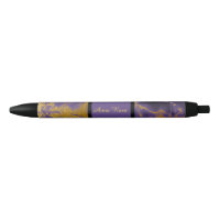 *~* Chic Purple Marble Glitter Gold Streaks