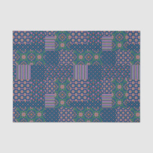 Chic Rangoli Patterns Faux Patchwork Tissue Paper